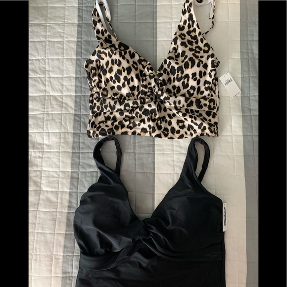 old navy twist front tankini